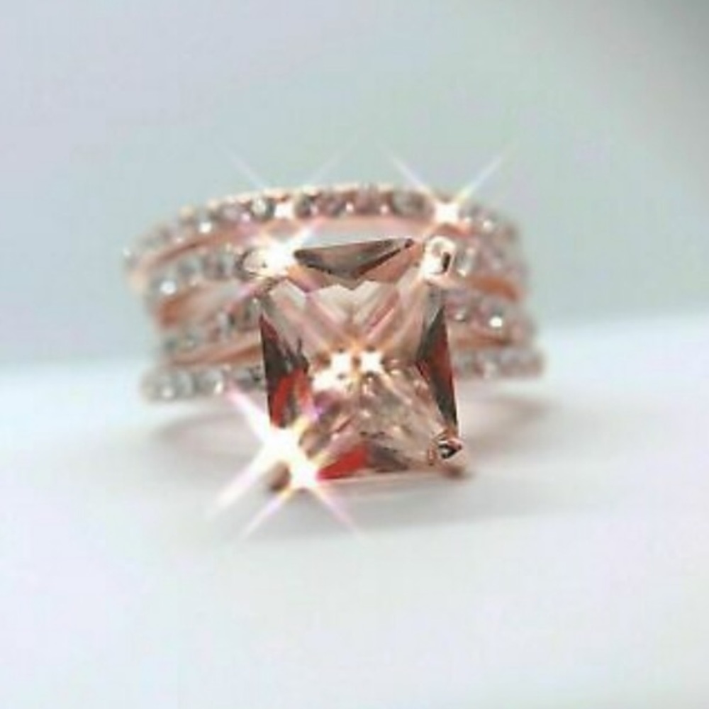 18k Rose Gold Morganite Ring - Picture 13 of 15